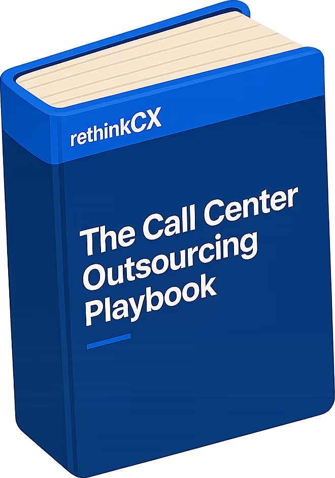 The Call Center Outsourcing Playbook ebook cover
