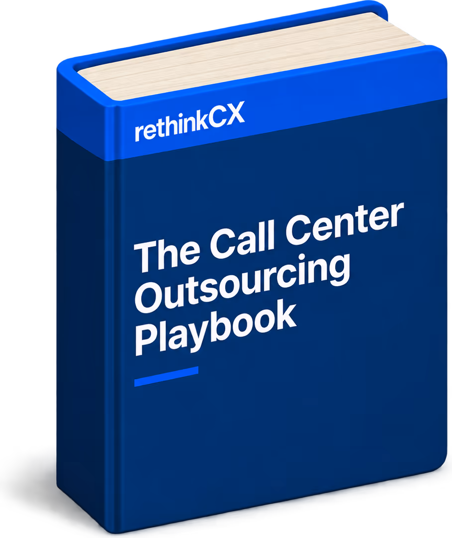 The Call Center Outsourcing Playbook ebook cover